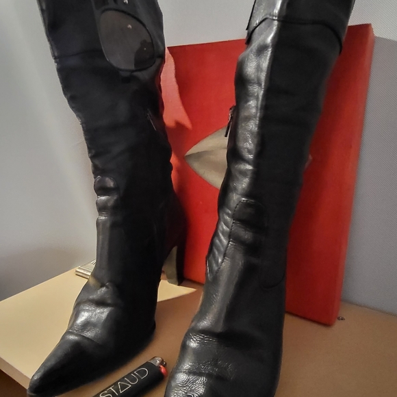 Black size 36 (7.5) Italian made   Zita Maria boots. - Picture 6 of 8